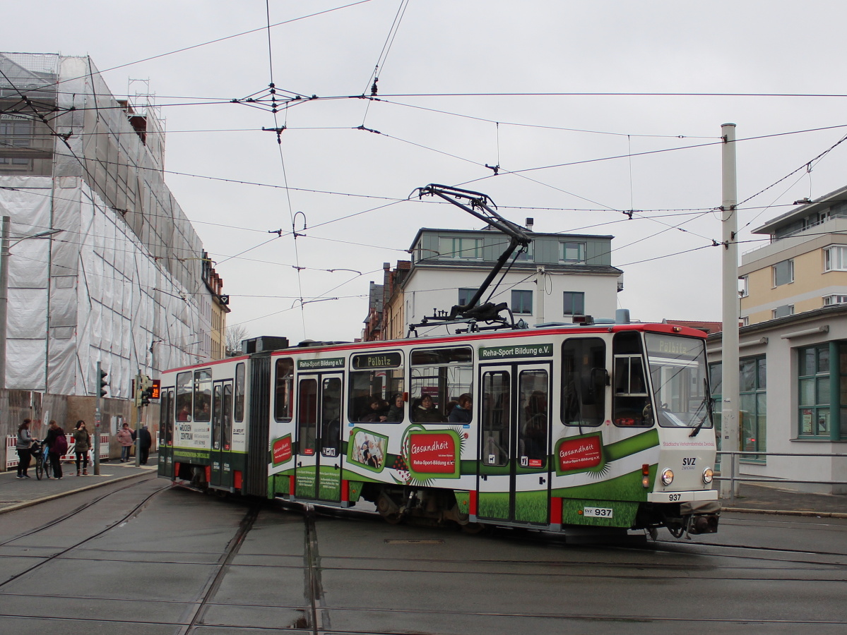 Цвиккау, Tatra KT4DMC № 937