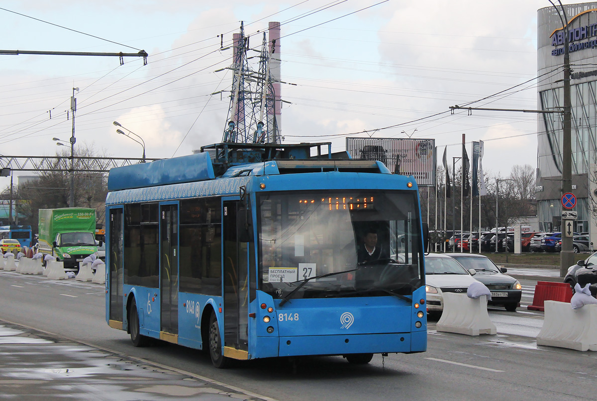 Москва, Тролза-5265.00 «Мегаполис» № 8148
