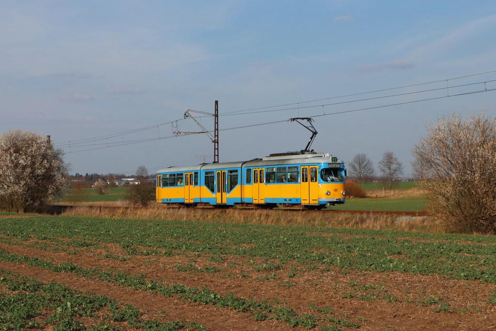 Гота, Duewag GT8NF № 505 Гота, Duewag GT8NF № 505