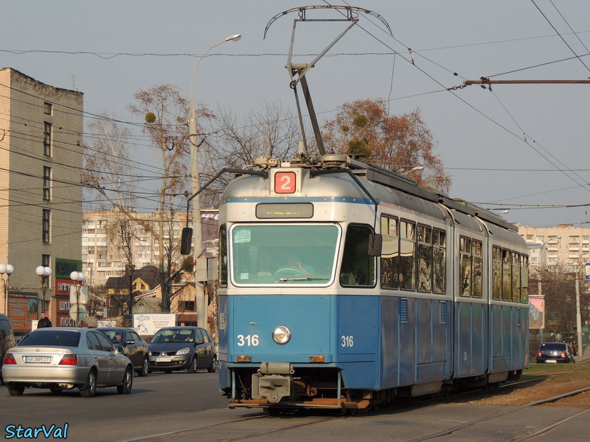 Винница, SWS/SIG/BBC Be 4/6 "Mirage" № 316