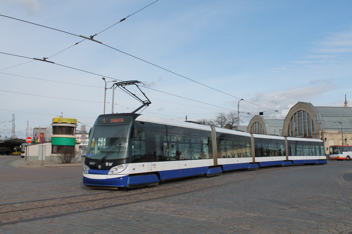 Рыга, Škoda 15T1 ForCity Alfa Riga № 58022