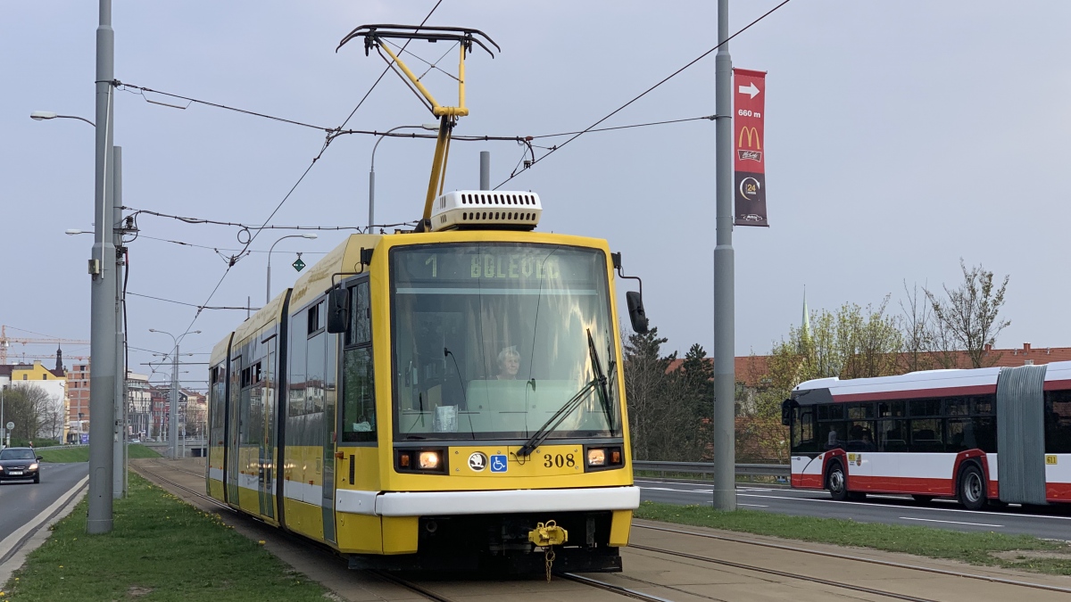 Plzeň, Škoda 03T4 Astra # 308