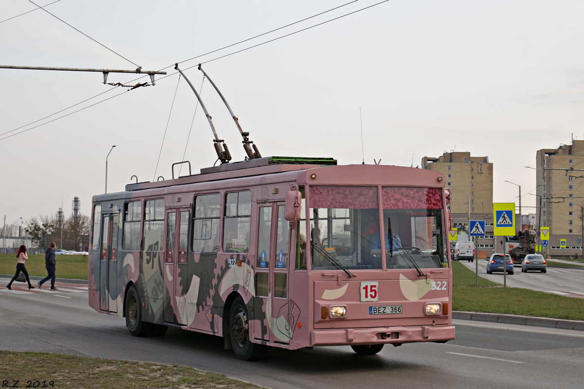Каунас, Škoda 14Tr11/6 № 322