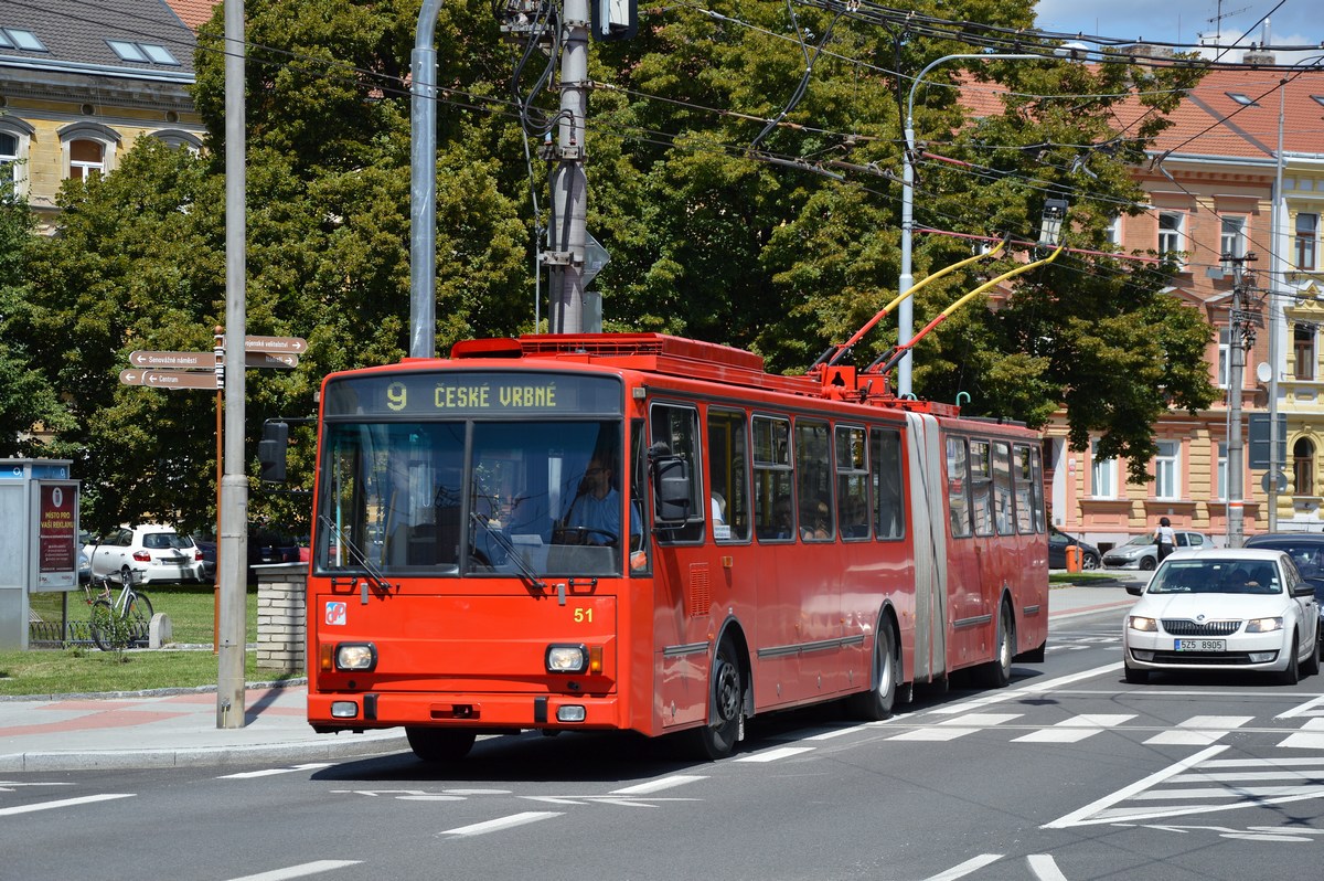 Ческе-Будеёвице, Škoda 15Tr13/7M № 51