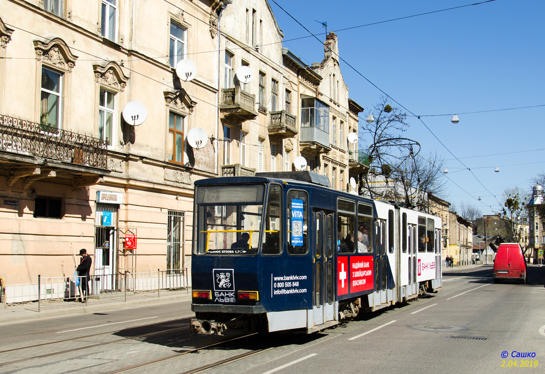 Львов, Tatra KT4D № 1169