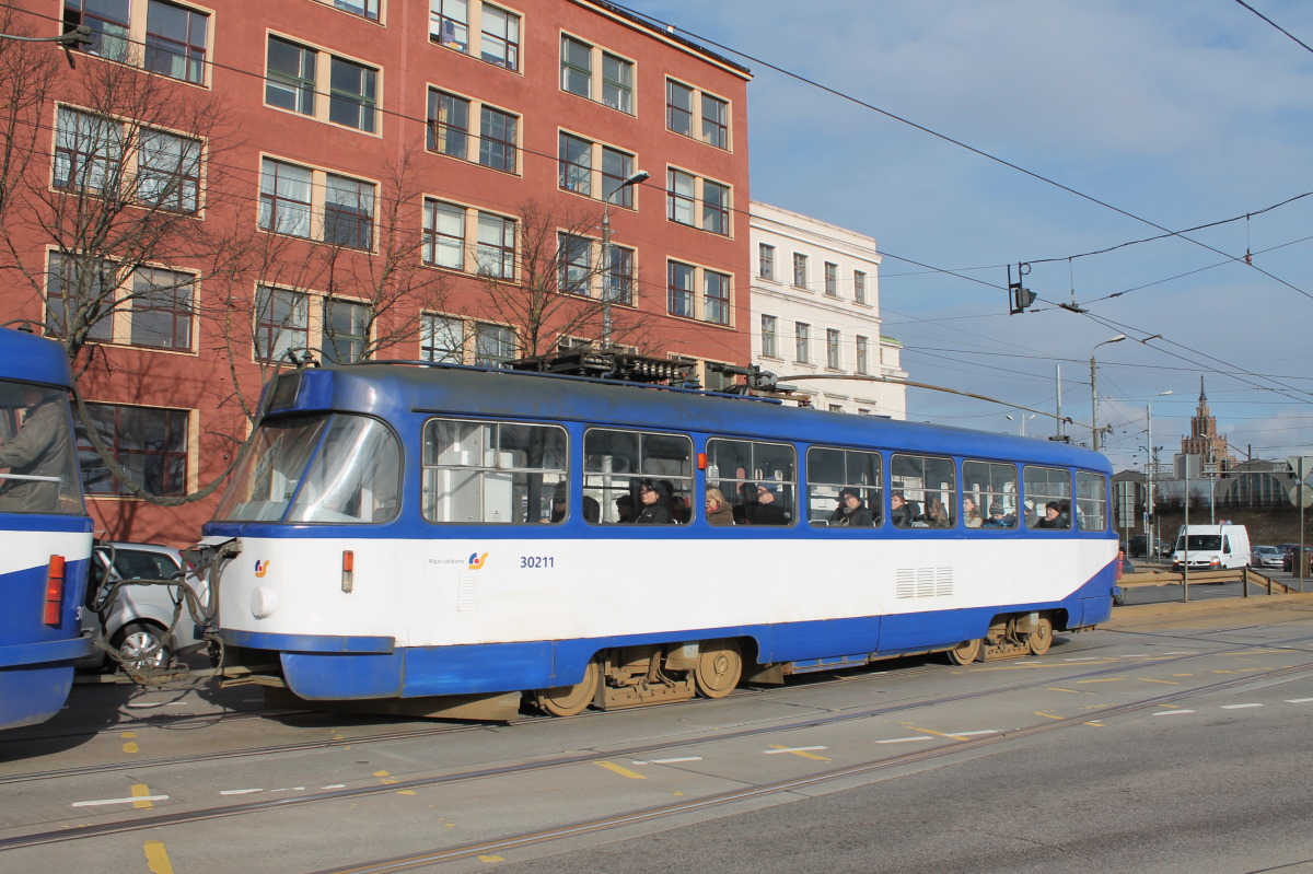Рига, Tatra T3A № 30211