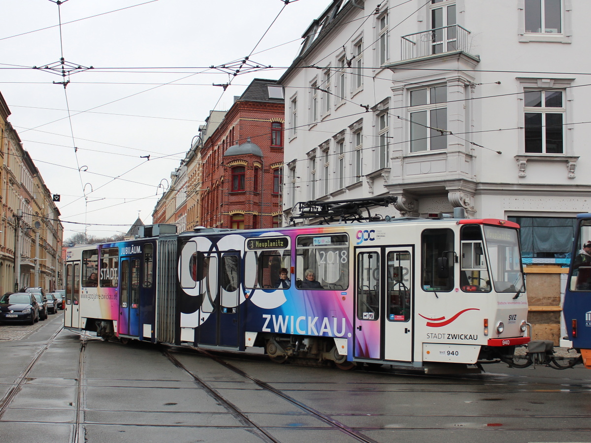 Цвиккау, Tatra KT4DMC № 940