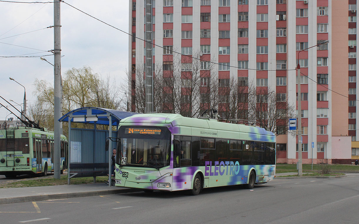 Гомель, БКМ 32100D № 1852; Гомель — Движение на участках с использованием автономного хода