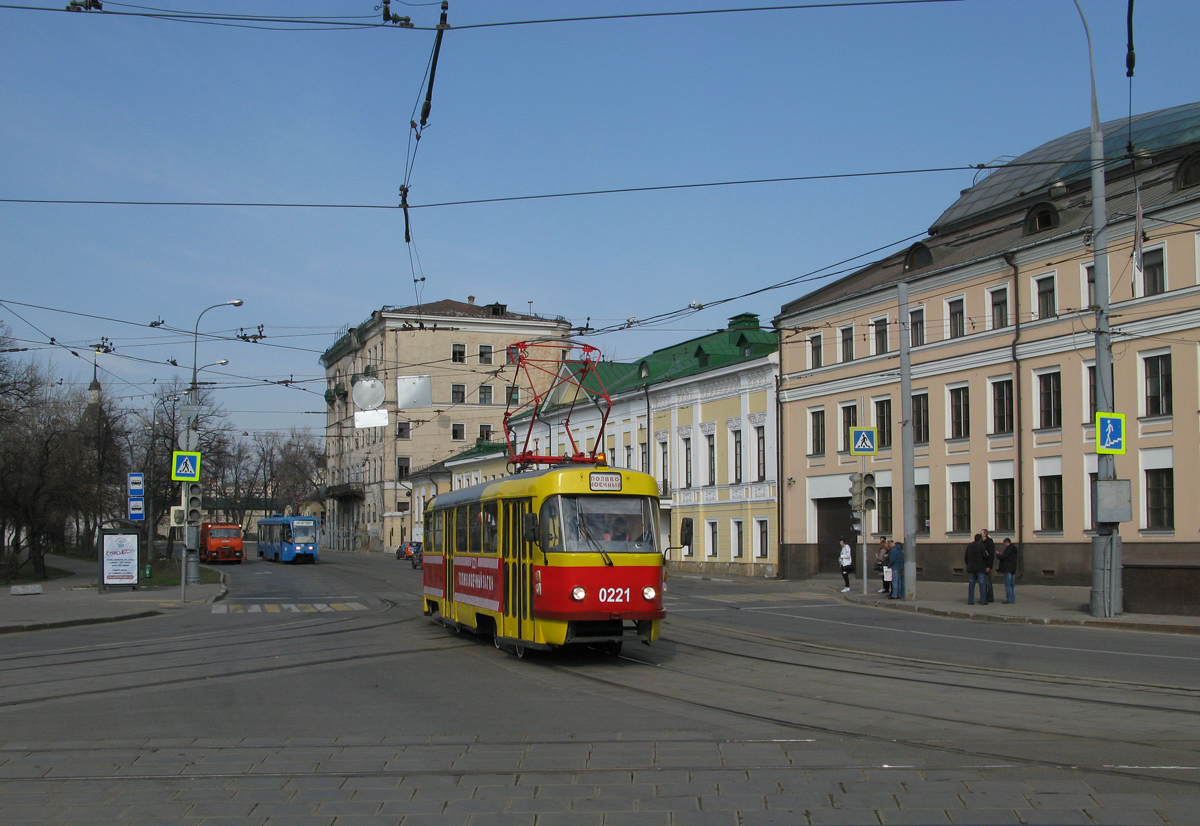 Moskau, Tatra T3SU Nr. 0221