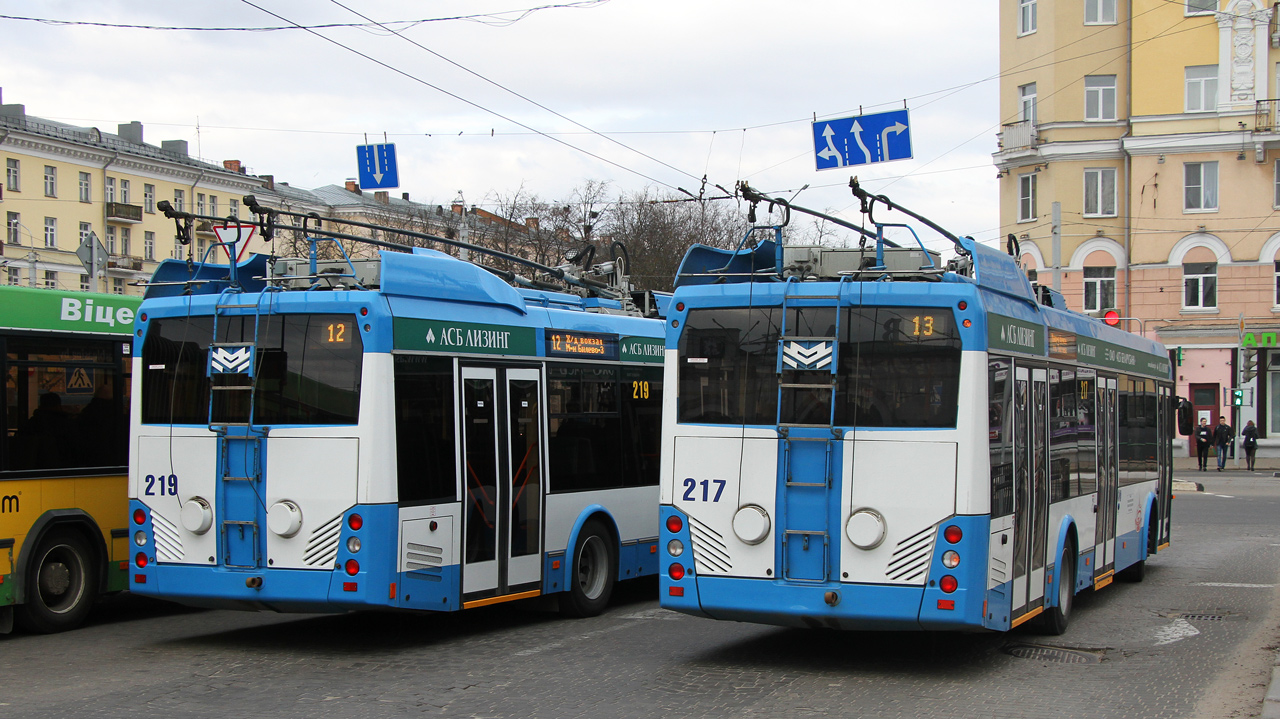 Vitebsk, BKM 32100D č. 217; Vitebsk — Trolleybuses routs with using of autonomous course