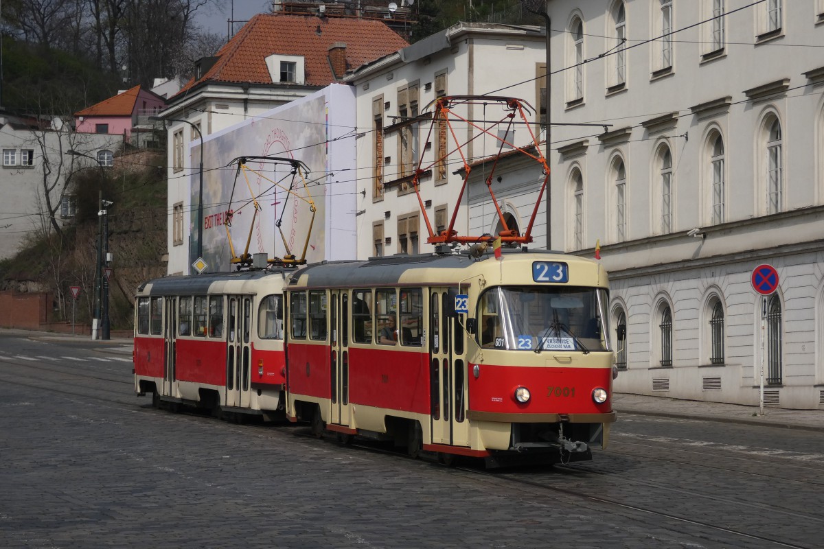 Прага, Tatra T3SU № 7001