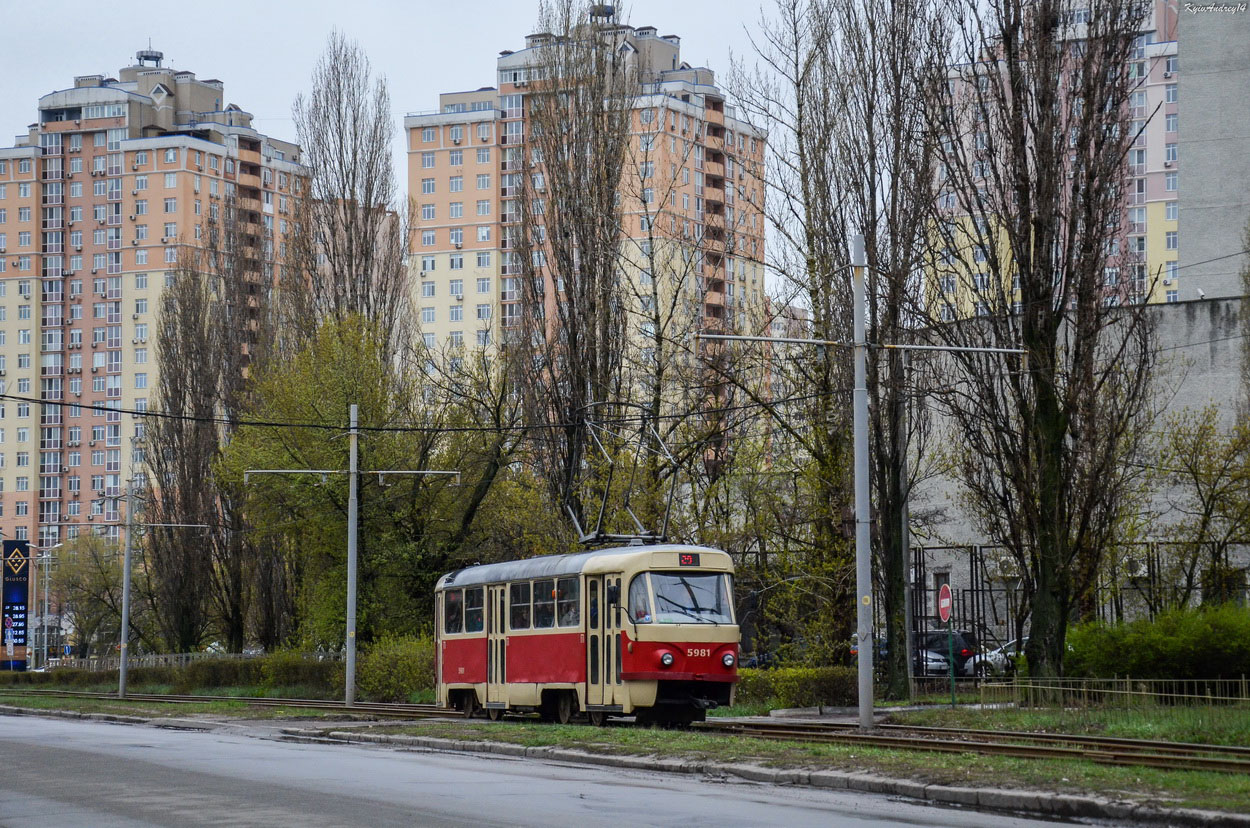 Киев, Tatra T3P № 5981