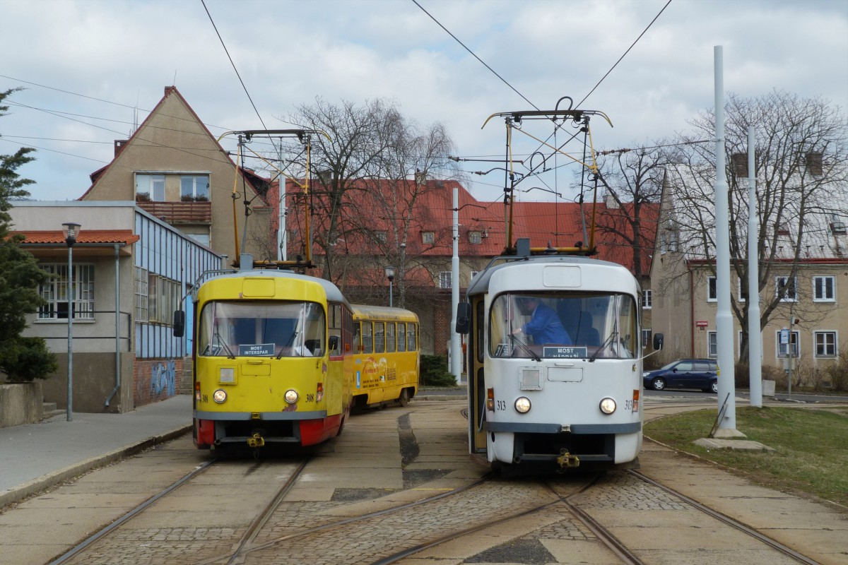 Мост ― Литвинов, Tatra T3M.3 № 308; Мост ― Литвинов, Tatra T3M.3 № 313