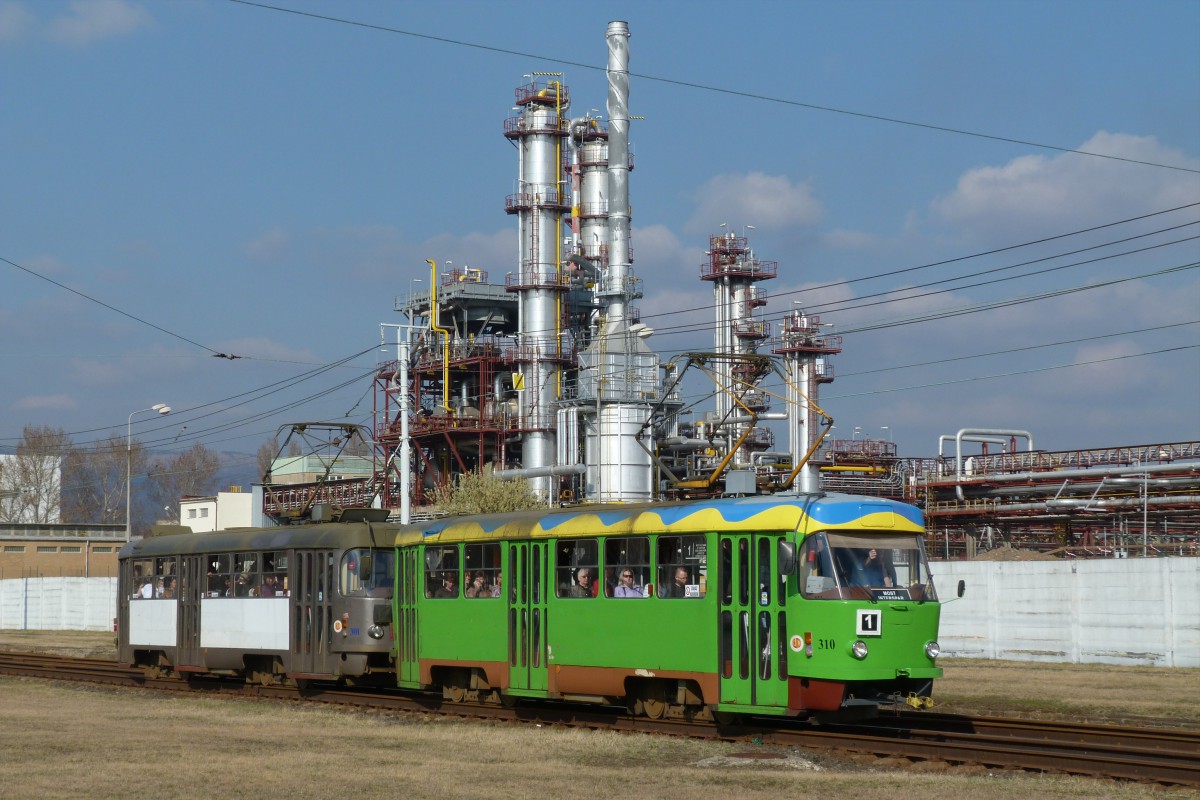 Мост ― Литвинов, Tatra T3M.3 № 310; Мост ― Литвинов, Tatra T3M.3 № 301