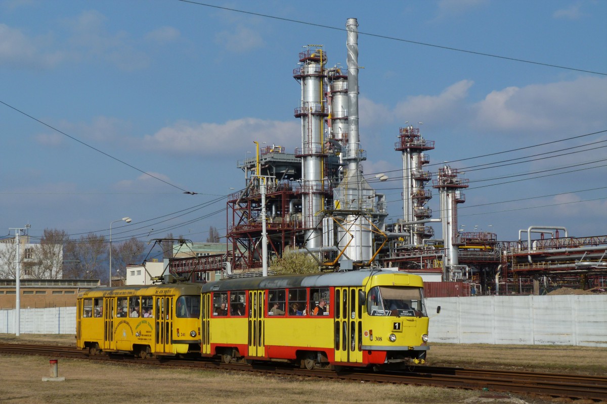 Мост ― Литвинов, Tatra T3M.3 № 308; Мост ― Литвинов, Tatra T3M.3 № 241