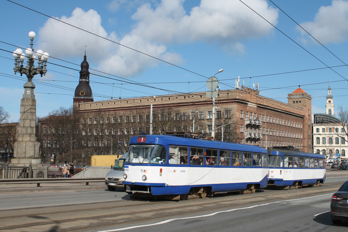 Рига, Tatra T3A № 51090