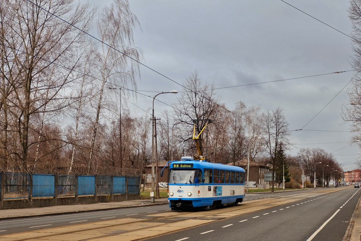 Острава, Tatra T3R.P № 949