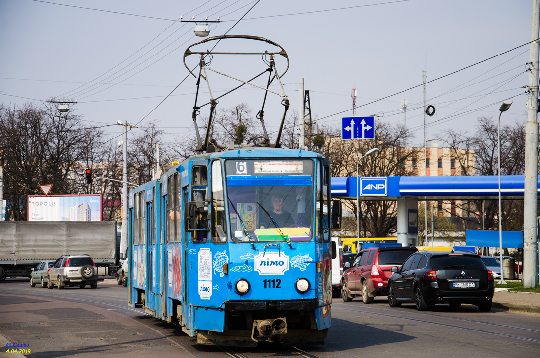Львов, Tatra KT4SU № 1112