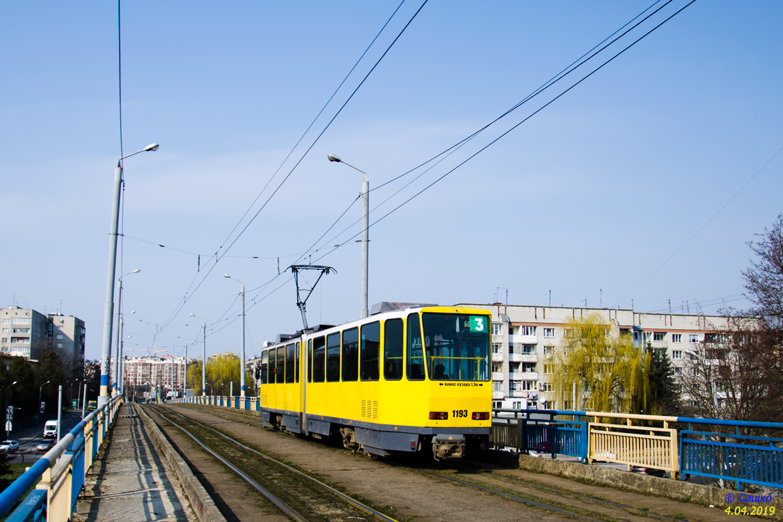 Львов, Tatra KT4DM № 1193