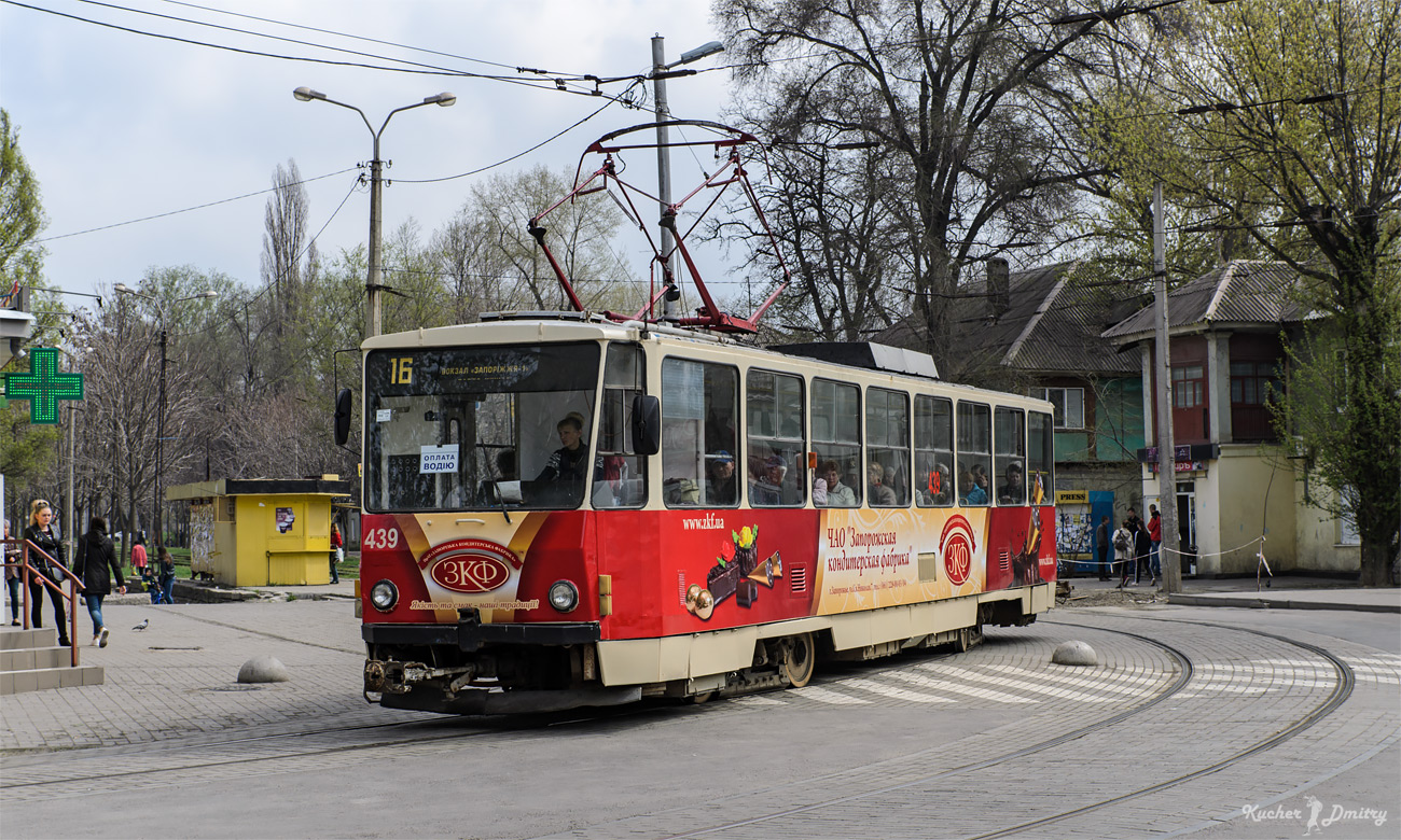 Запорожье, Tatra T6B5SU № 439
