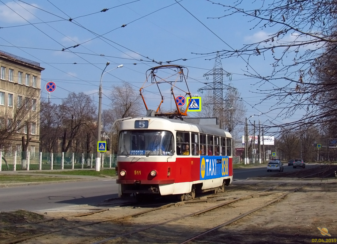 Харьков, Tatra T3SUCS № 511