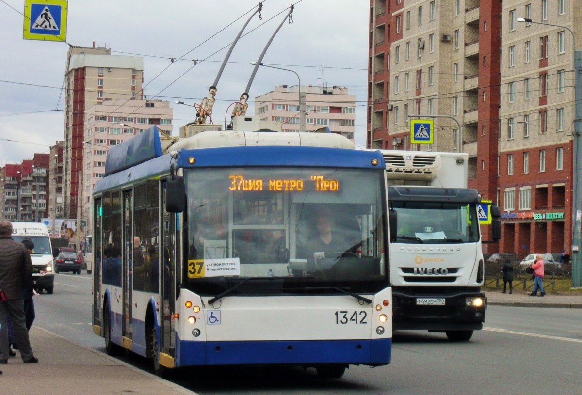 Санкт-Петербург, Тролза-5265.00 «Мегаполис» № 1342