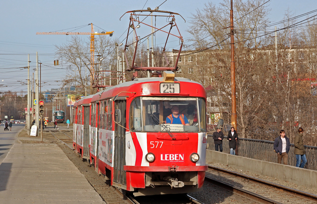 Екатеринбург, Tatra T3SU № 577