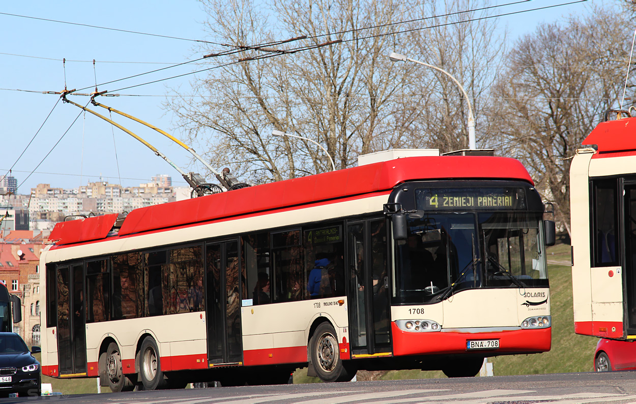 Vilnius, Solaris Trollino II 15 AC № 1708