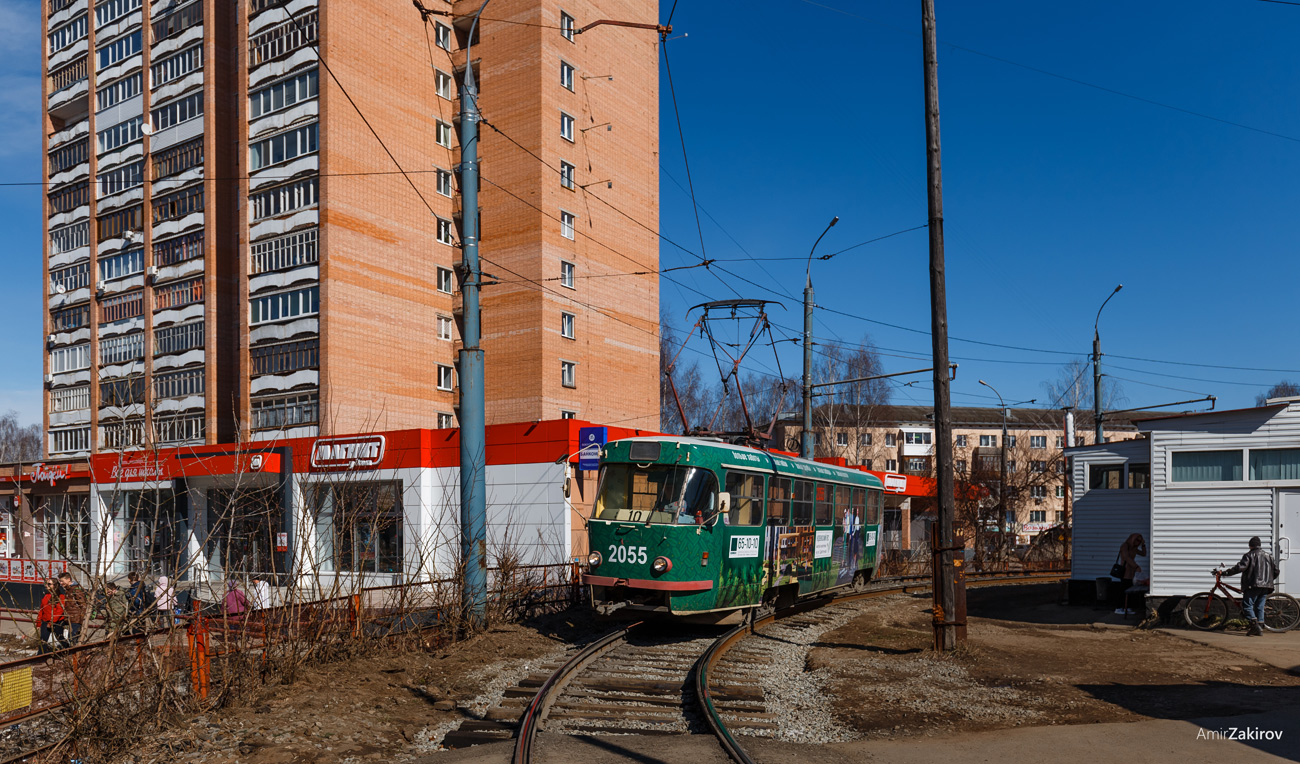 Ижевск, Tatra T3SU мод. Ижевск № 2055