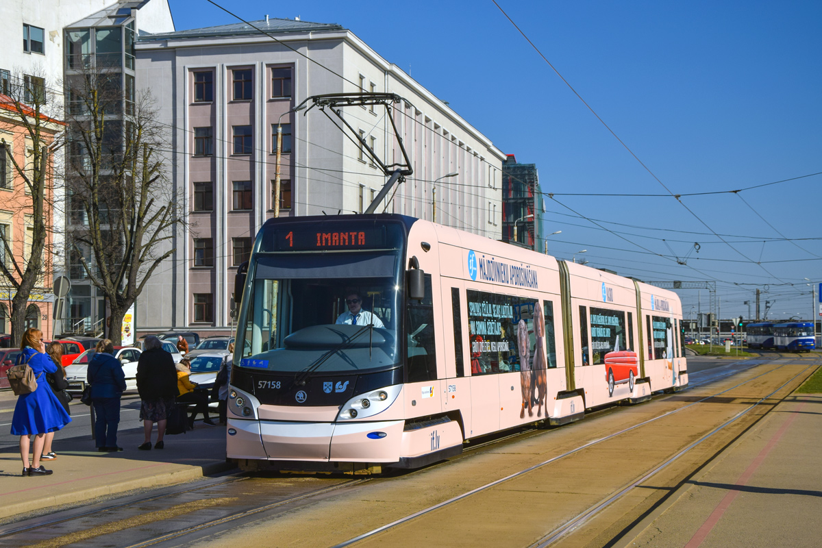 Рига, Škoda 15T ForCity Alfa Riga № 57158