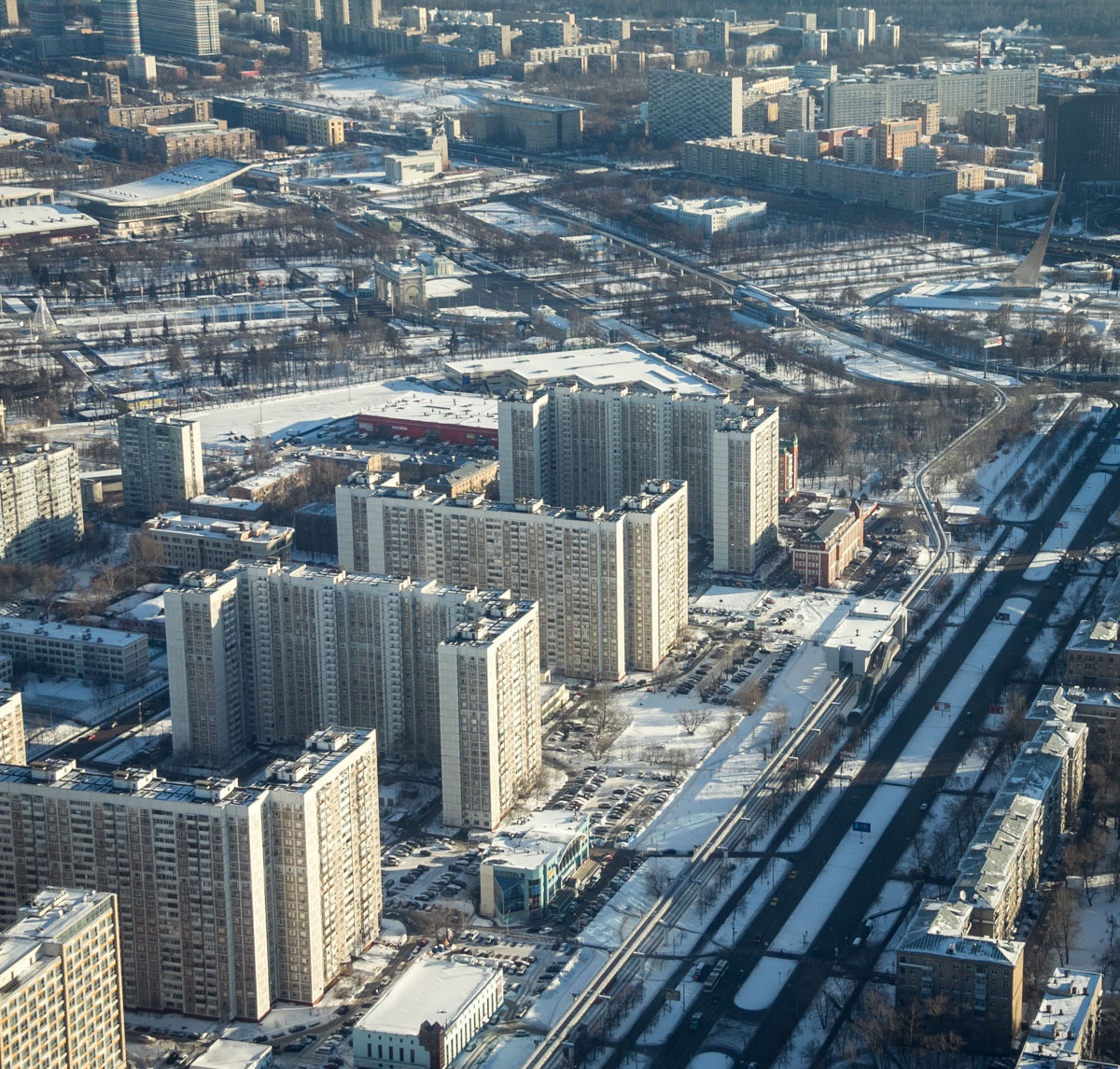 Москва — Виды с высоты; Москва — Монорельс