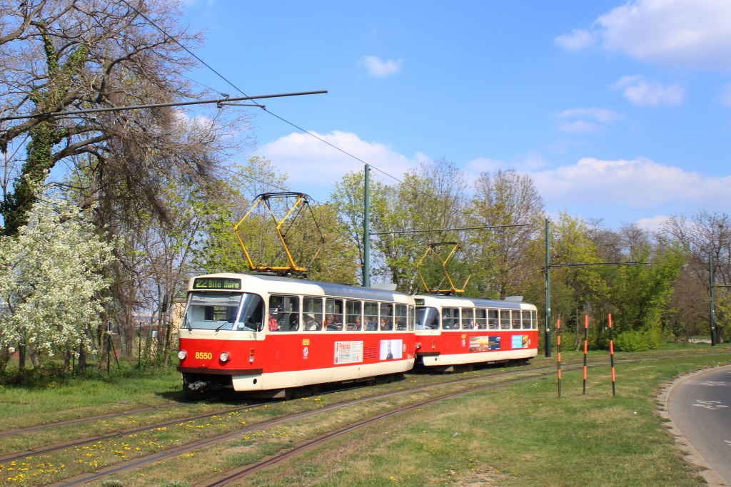 Прага, Tatra T3R.P № 8550
