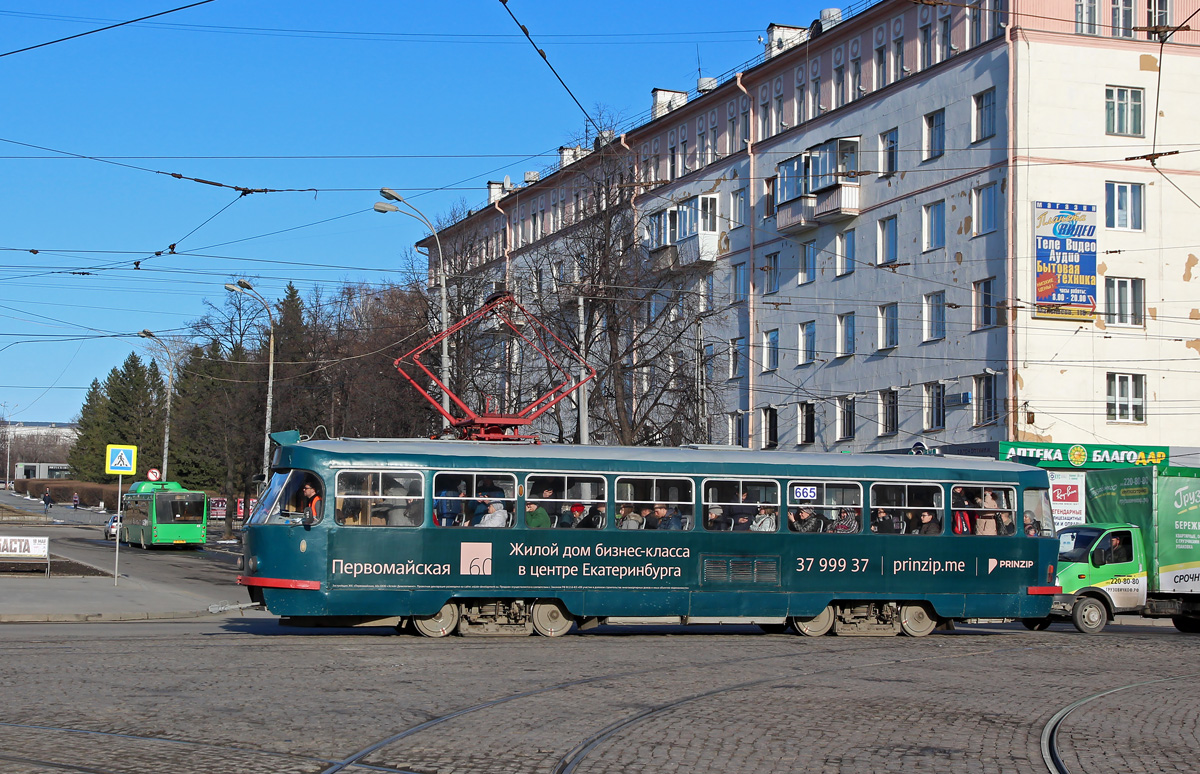 Екатеринбург, Tatra T3SU № 665