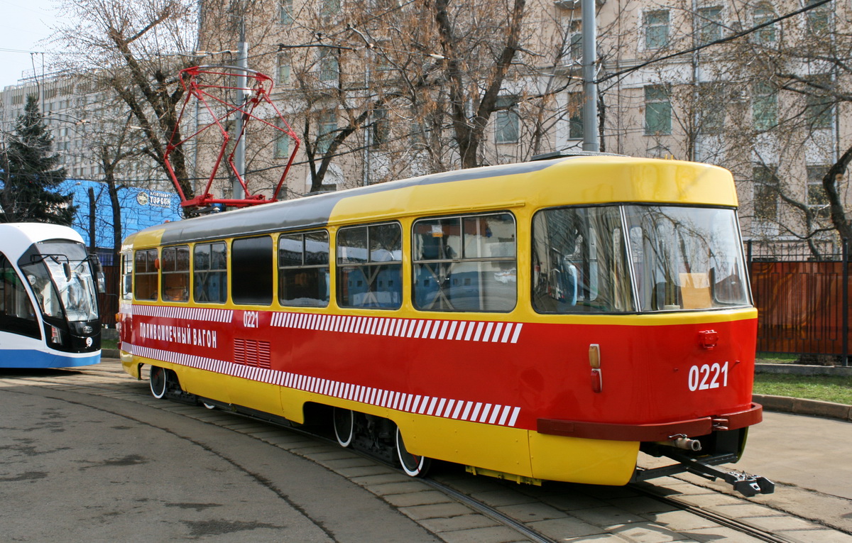 Moskva, Tatra T3SU Br. 0221; Moskva — Parade to 120 years of Moscow tramway on April 20, 2019