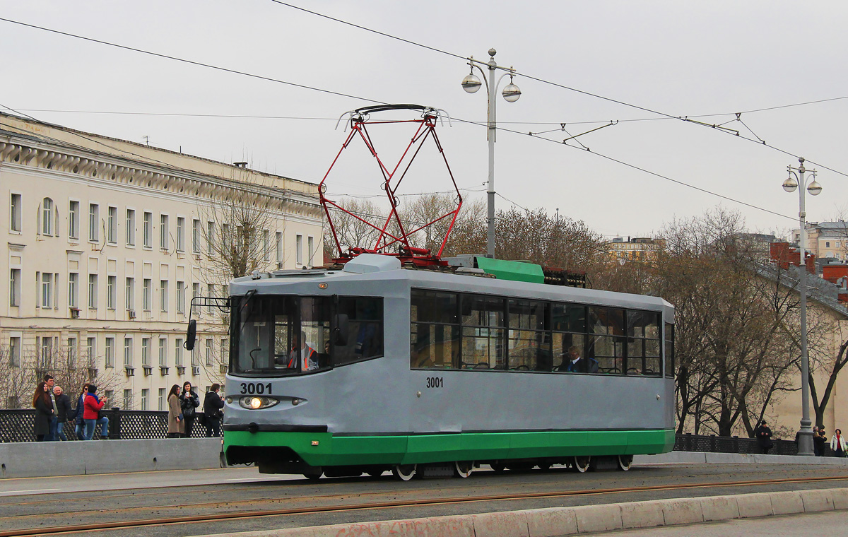 Moszkva, 71-135 (LM-2000) — 3001; Moszkva — Parade to 120 years of Moscow tramway on April 20, 2019