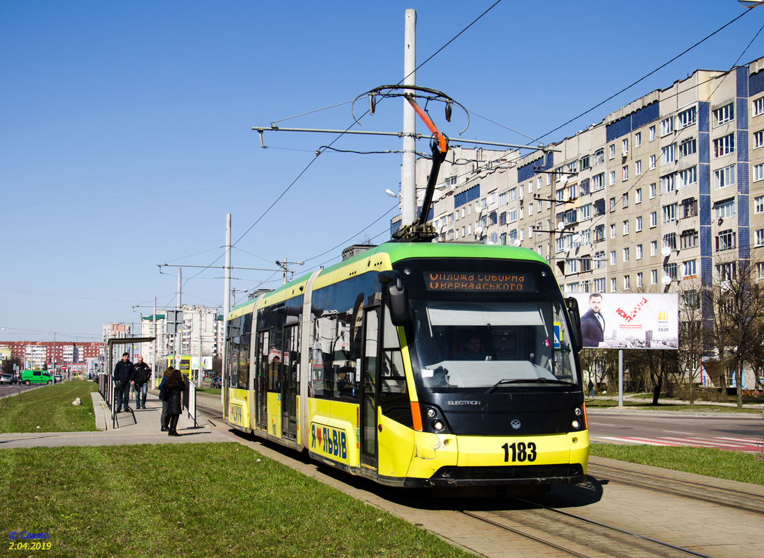 Львов, Electron T3L44 № 1183