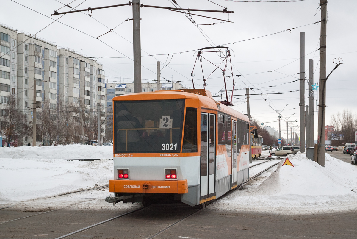 Барнаул, Tatra T3SU КВР Барнаул № 3021