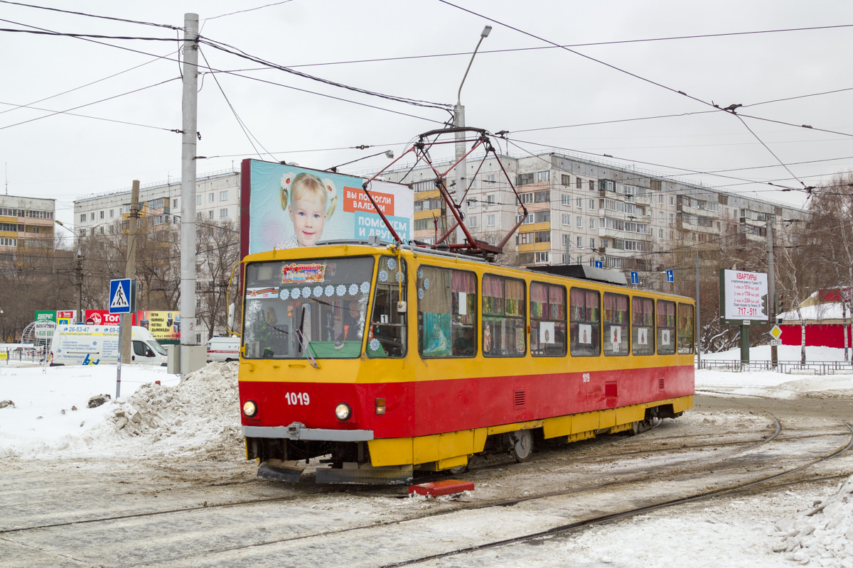 Барнаул, Tatra T6B5SU № 1019