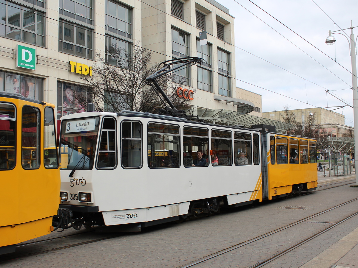 Гера, Tatra KT4DC № 305