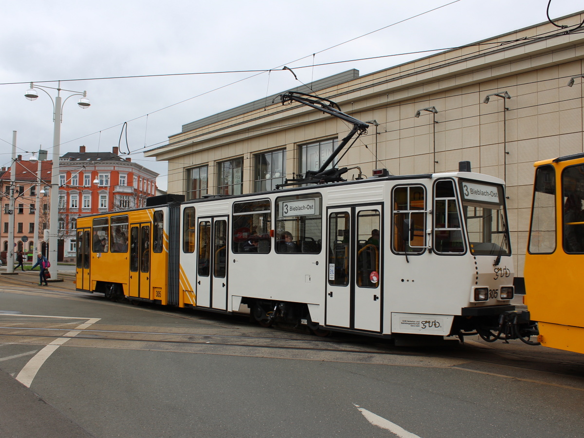 Гера, Tatra KT4DC № 305