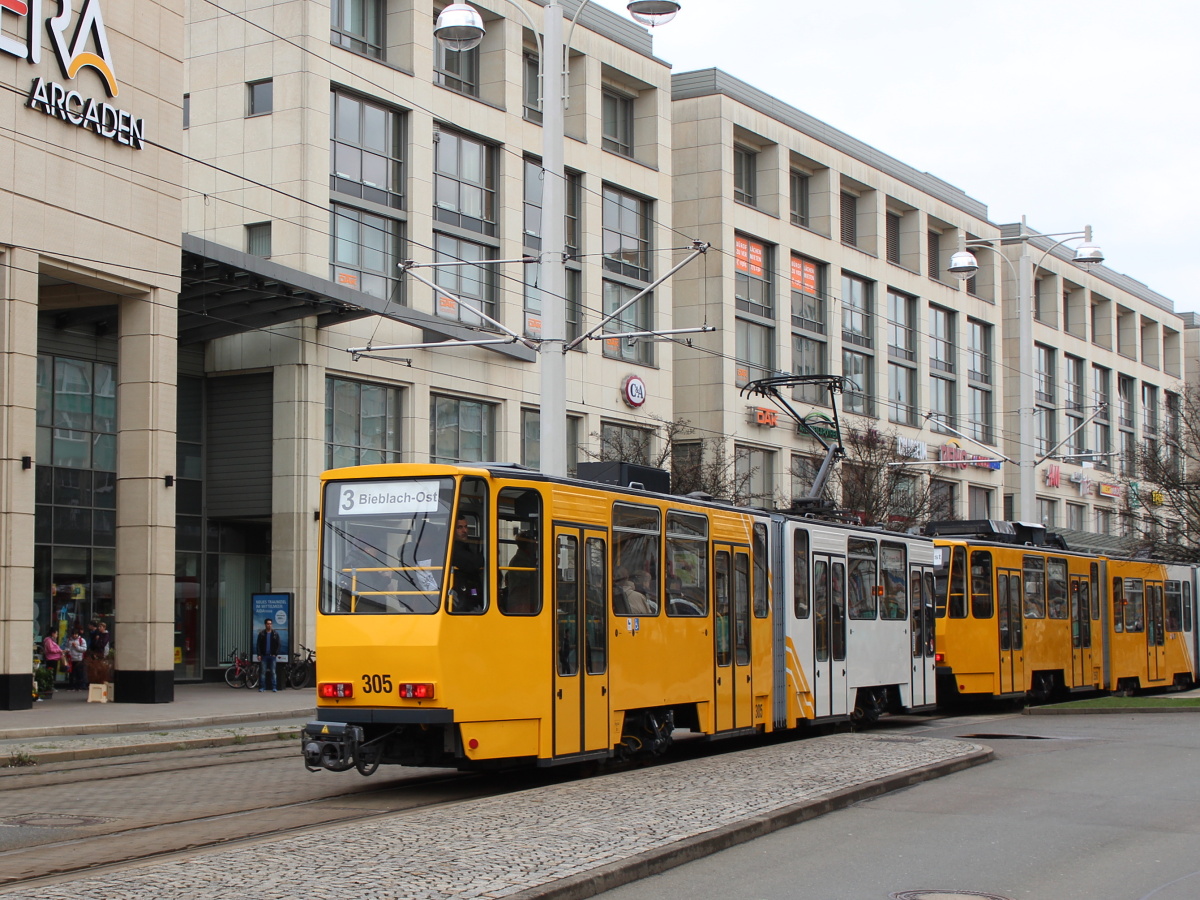 Гера, Tatra KT4DC № 305