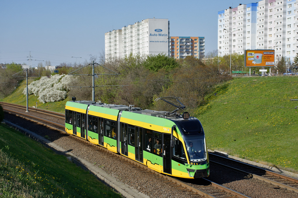 Poznań, Modertrans Moderus Gamma LF 02 AC — 611
