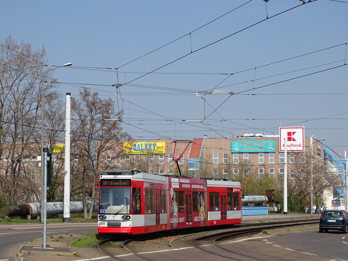 Галле, Duewag MGT6D № 609