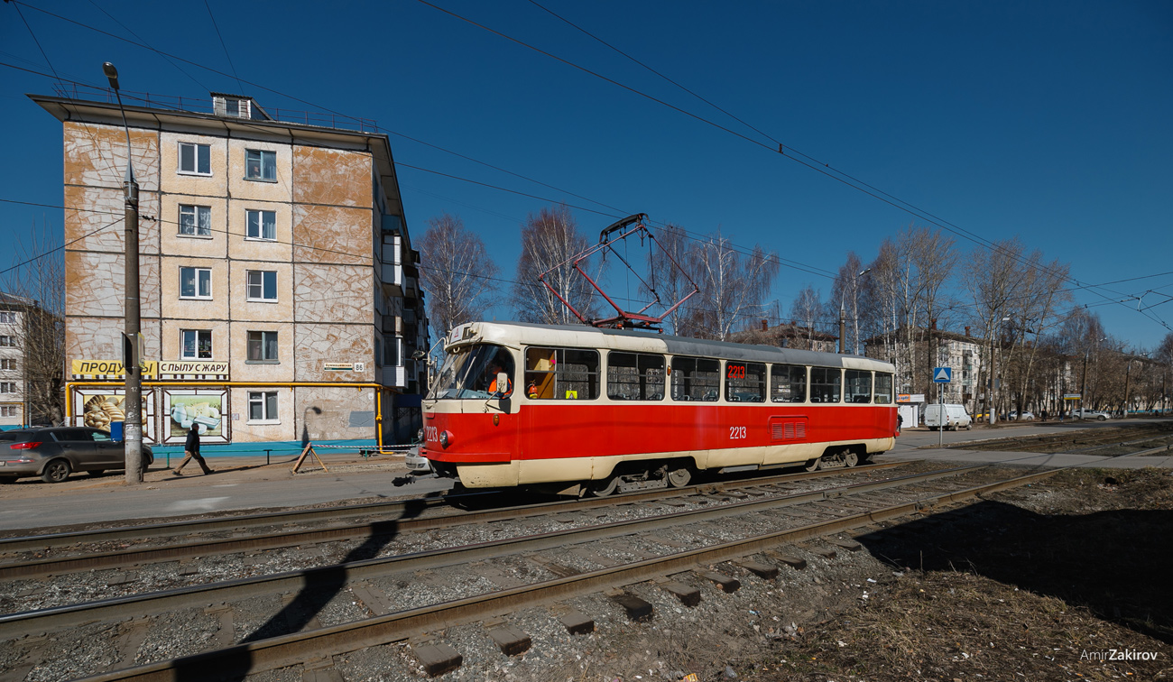 Ижевск, Tatra T3SU (двухдверная) № 2213