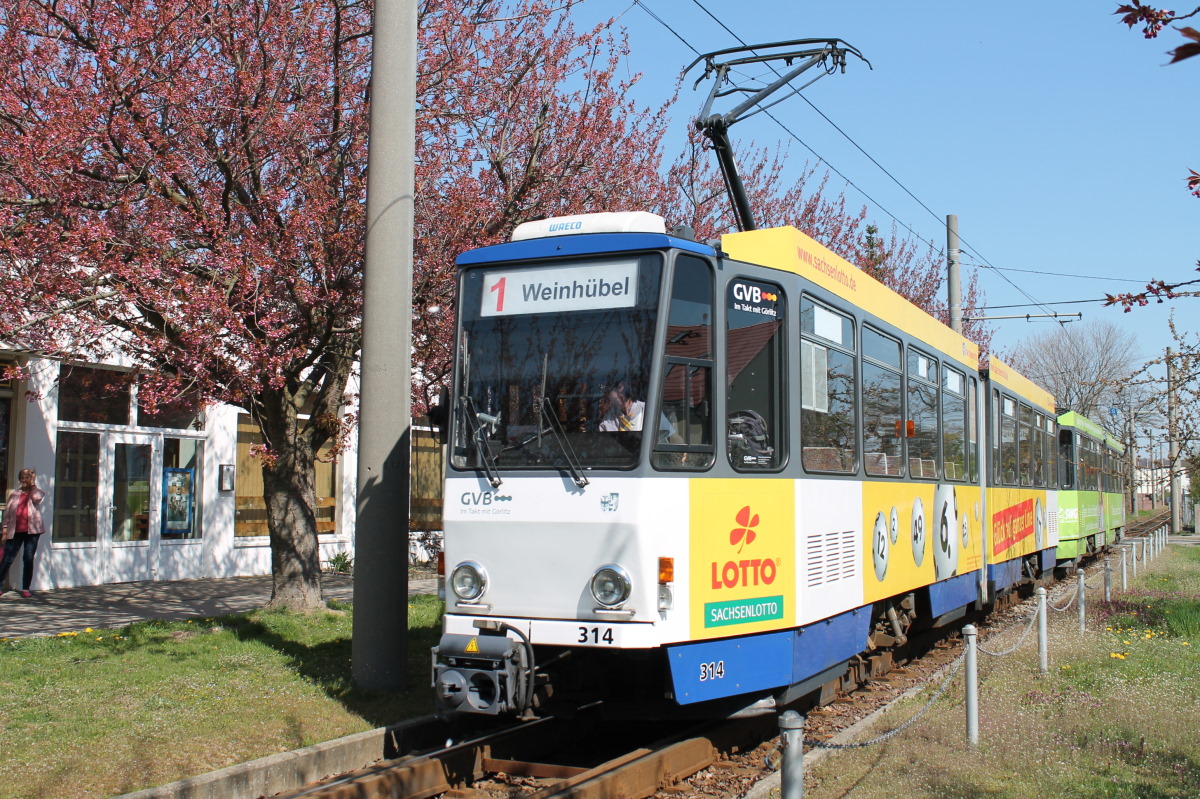 Гёрлиц, Tatra KT4DC № 314