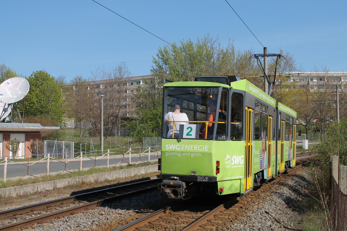 Görlitz, Tatra KT4DC # 316