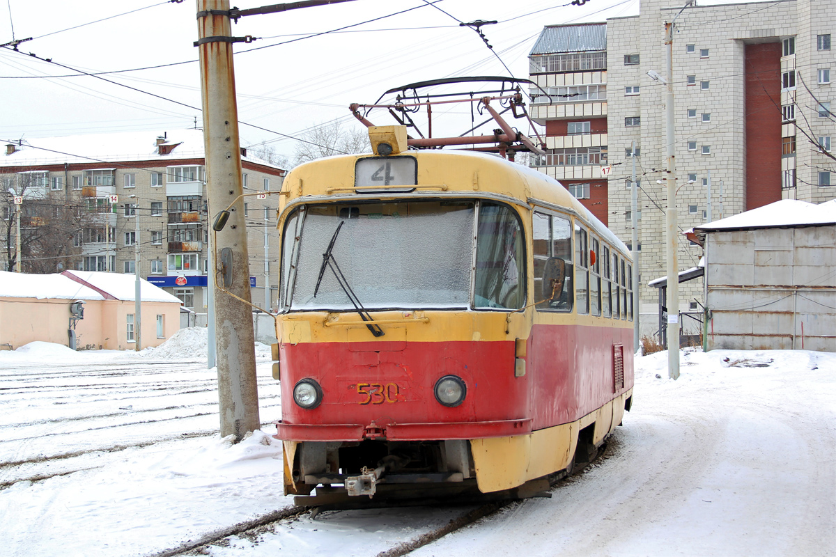 Екатеринбург, Tatra T3SU (двухдверная) № 530