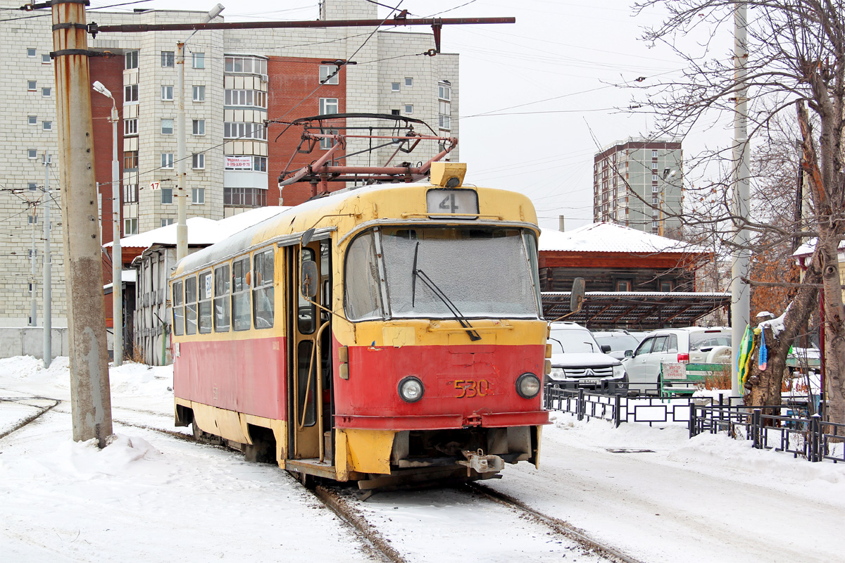 Екатеринбург, Tatra T3SU (двухдверная) № 530