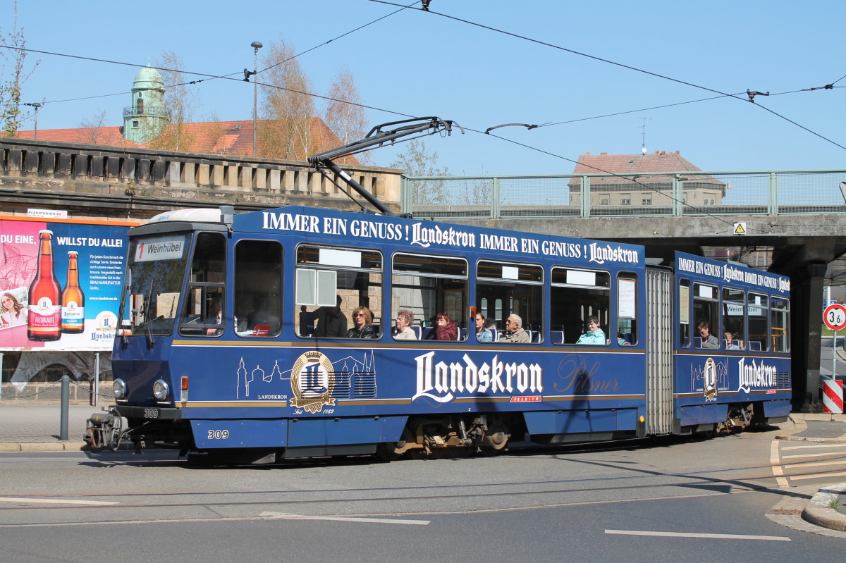 Гёрлиц, Tatra KT4DC № 309