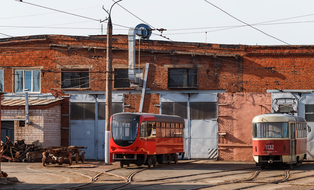 Ижевск, Tatra T3K «Иж» № 1508; Ижевск, Tatra T3SU (двухдверная) № 1132